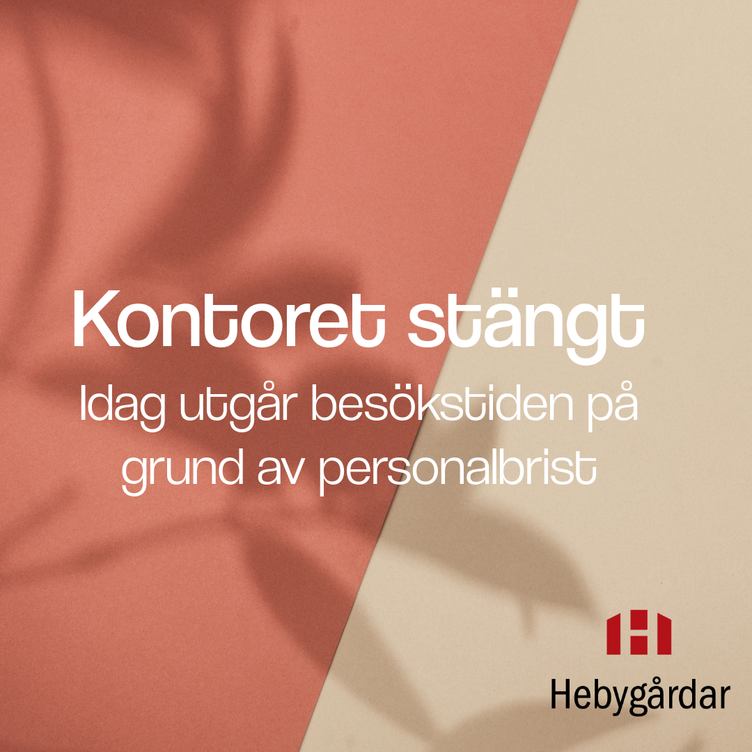 kontoret stängt, personalbrist